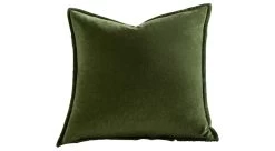 Cotton Velvet Green Pillow
