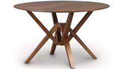 Exeter Round Dining Table -Home-Furniture exeter round table 48in walnut 45 main