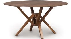 Exeter Round Dining Table -Home-Furniture exeter round table 60in walnut main