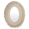 Fringe Oval Mirror