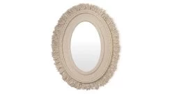 Fringe Oval Mirror