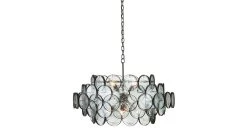 Galahad Small Recycled Glass Chandeiler