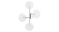 Giselle Large Wall Sconce -Home-Furniture giselle 4 light sconce ol nickel main