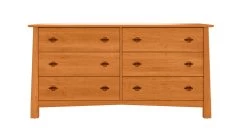 Heritage 6 Drawer Dresser In Natural Cherry