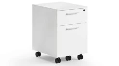 Linea Mobile File -Home-Furniture linea mobile file pedestal 6227 angle white main