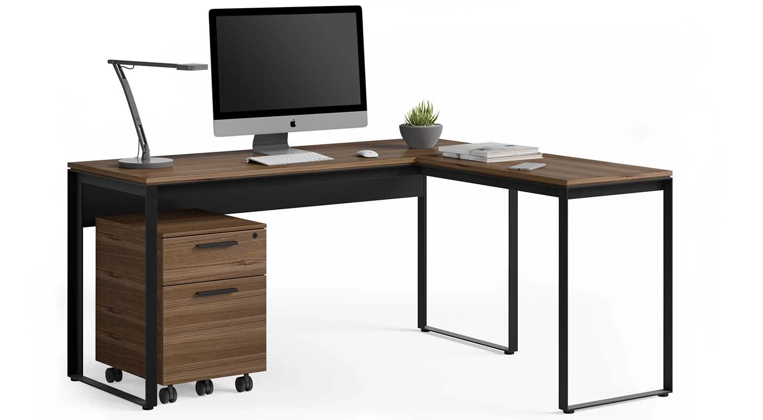 Linea Work Desk & Return 9 Linea Work Desk & Return - Image 9