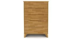 Linn 5 Drawer Dresser -Home-Furniture linn 5drawer natcherry front main