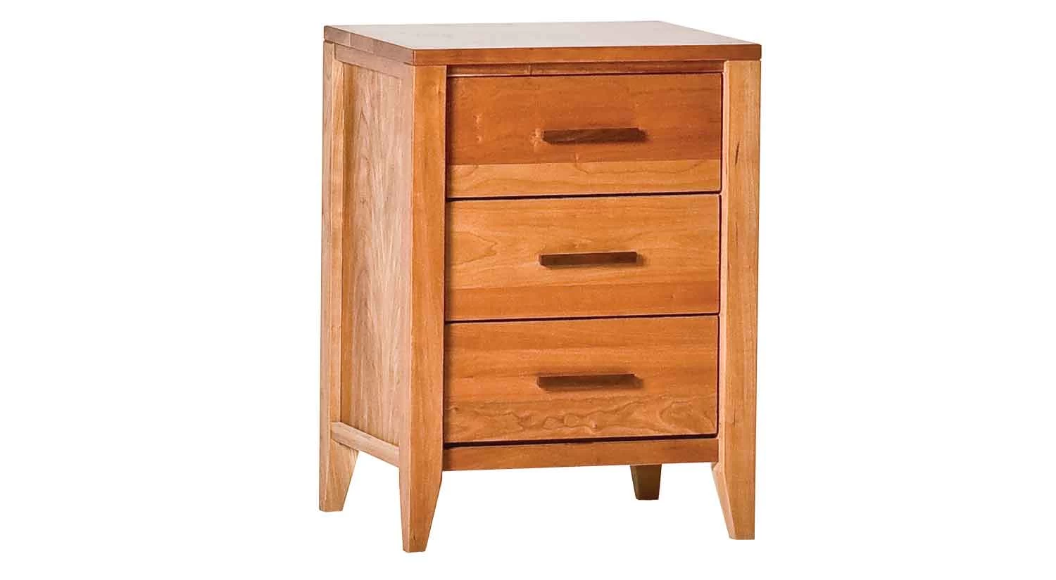 Luna 3 Drawer Nightstand 1 Luna 3 Drawer Nightstand