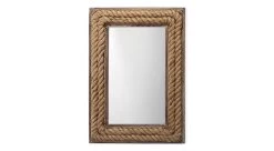 Rectangle Jute Mirror