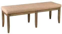 Sabre Leg Upholstered Bench By Saloom