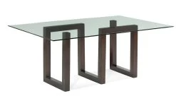Serpent Glass Dining Table By Saloom
