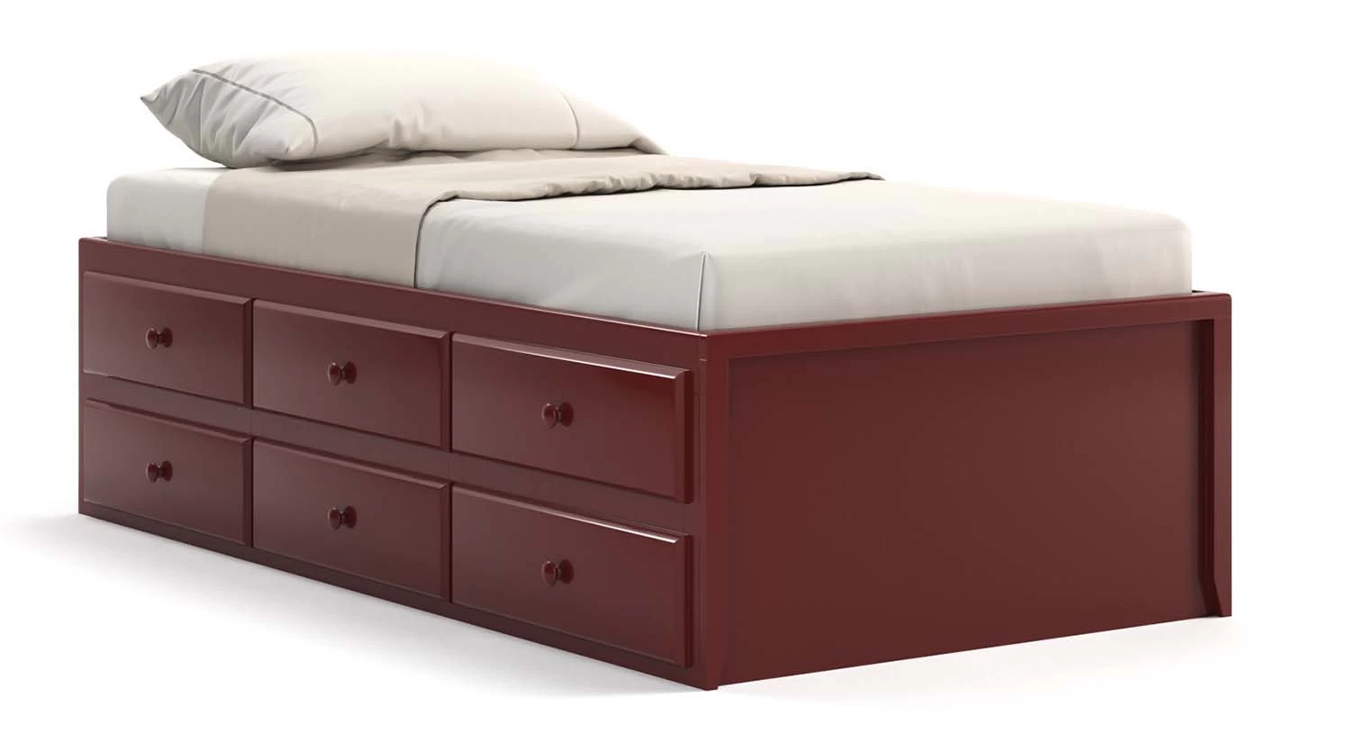 Shaker Captain's 6 Drawer Bed By Revolution Furnishings 1 Shaker Captain's 6 Drawer Bed By Revolution Furnishings