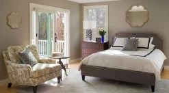 Upholstered Low Footboard Bed -Home-Furniture upholstered bed addie